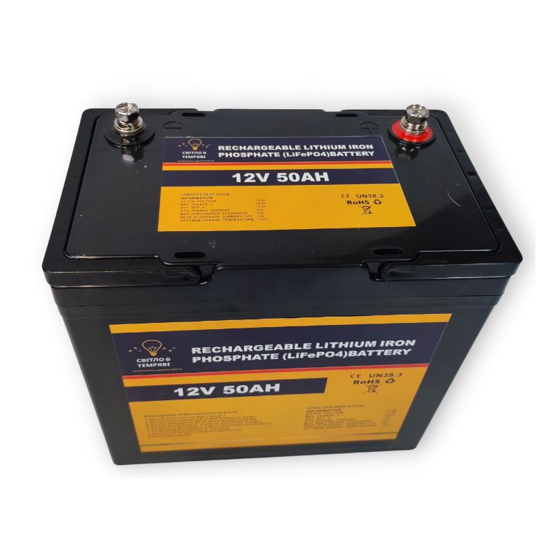 акумуляторна батарея Lifepo4 12V 50 AH