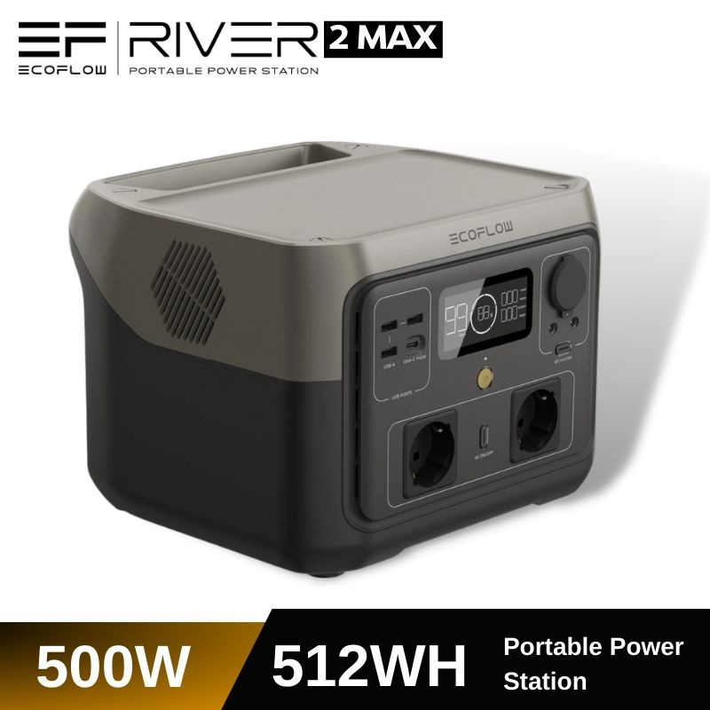 Портативна зарядна станція EcoFlow RIVER 2 Max (512 Вт·год)