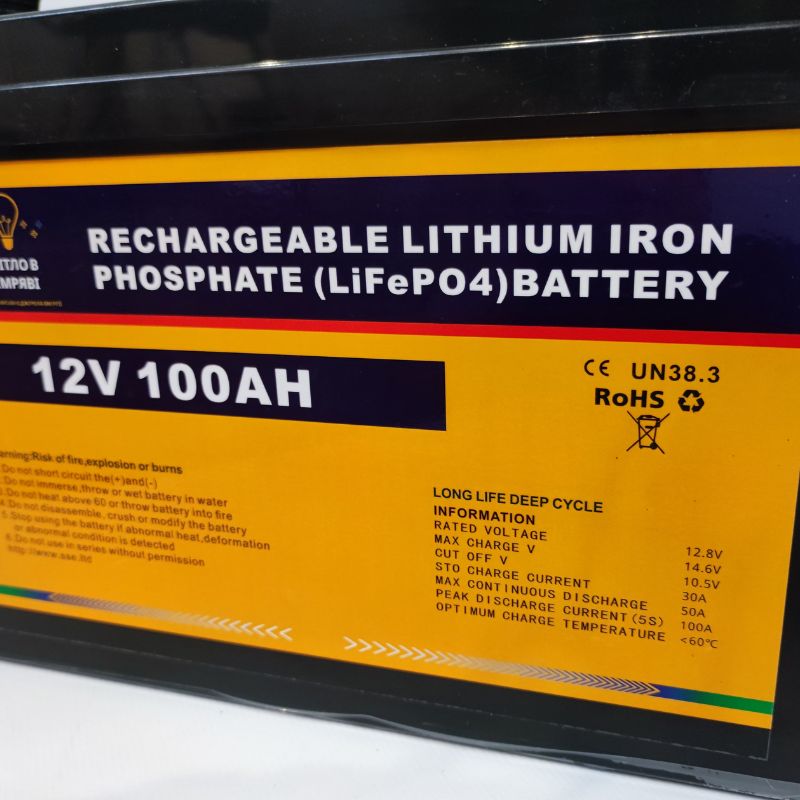 Акумуляторна батарея Lifepo4 12V 100 AH
