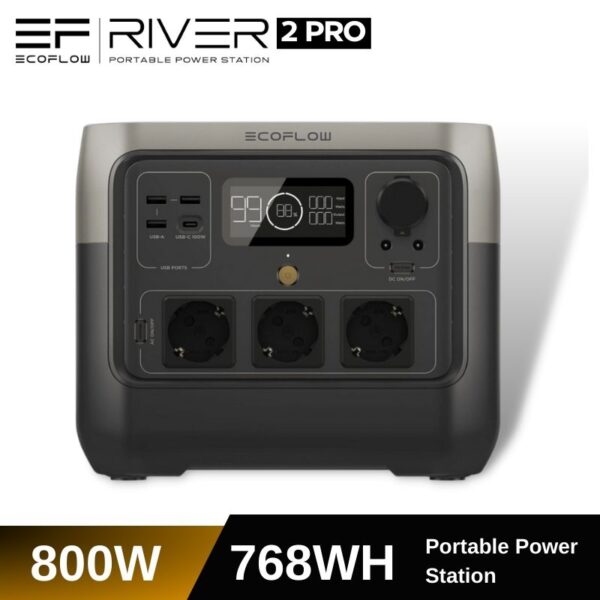 Портативна зарядна станція EcoFlow RIVER 2 Pro (768 Вт·год)