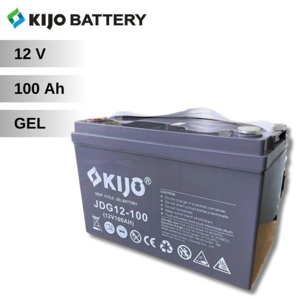 Акумуляторна батарея - Kijo JDG - 12 V 100 Ah GEL (100 Агод/12В)
