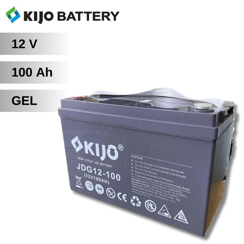 Акумуляторна батарея - Kijo JDG - 12 V 100 Ah GEL (100 Агод/12В)