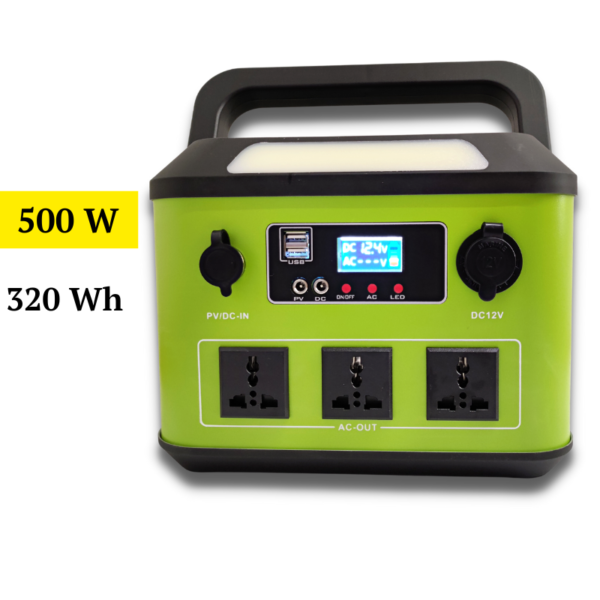 Портативна зарядна станція - 500W / 320 Wh - 110 000 mAh-SVT