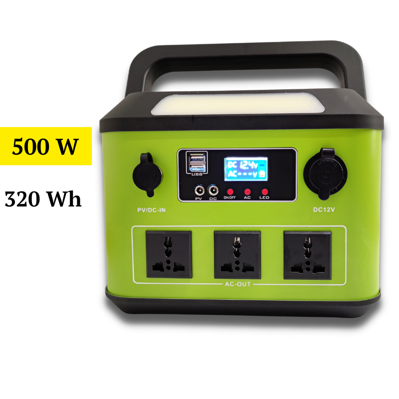 Портативна зарядна станція - 500W / 320 Wh - 110 000 mAh-SVT