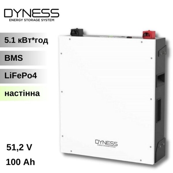 Акумуляторна батарея Dyness DL5.0C - настінна 51.2 В 100A*h - LiFePo
